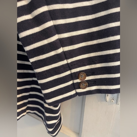 Lands End Navy Striped Blazer Size 1X - Picture 5 of 7